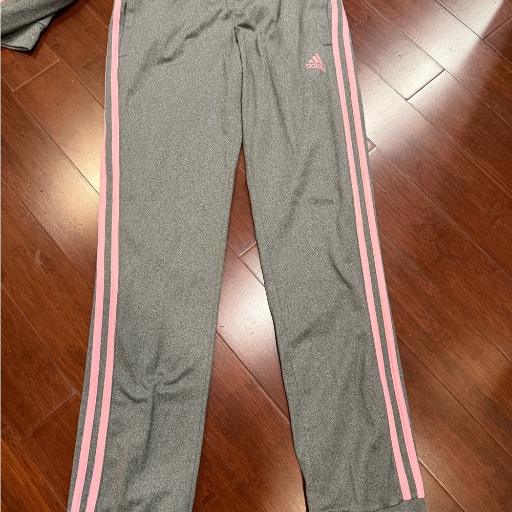 Adidas Women’s Gray and Pink Track Suit - Picture 5 of 8